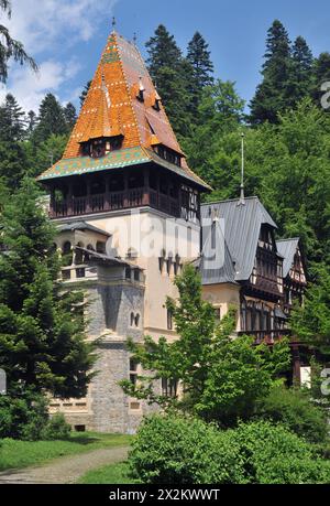 Pelisor Castle, Sinaia, Romania Stock Photo