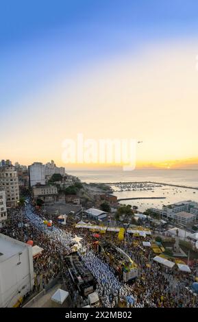 geography / travel, Brazil, Bahia, Salvador, carnival 2019, Brazilian carnival, ADDITIONAL-RIGHTS-CLEARANCE-INFO-NOT-AVAILABLE Stock Photo