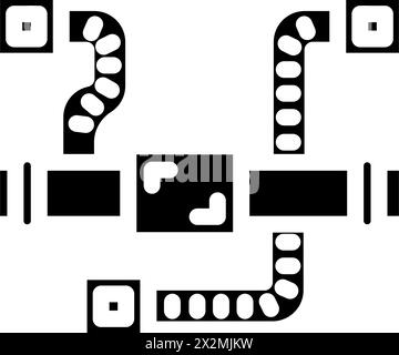 ductwork ventilation glyph icon vector illustration Stock Vector Image ...