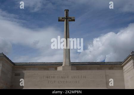 Pozieres Memorial and Cemetery Stock Photo