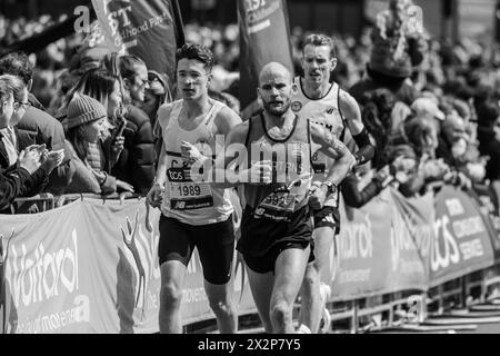 London Marathon 2024 Stock Photo