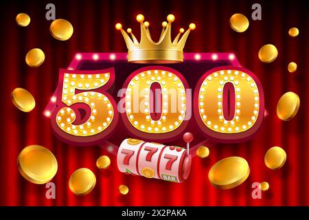 Baner promocyjny 500 casino z darmowymi spinami