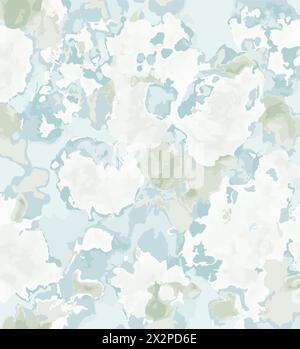 Seamless pattern with flowers and leaves. Hand drawn background. floral pattern for wallpaper. Stock Vector