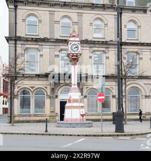 Jubilee clock donated by G.W. Dumbell in 1887 as a commemoration of the the Golden Jubilee of Queen Victoria's reign. Stock Photo