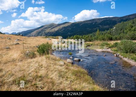 Amazing Landscape of area of Tiha Rila (Quiet Rila), Rila mountain, Bulgaria Stock Photo