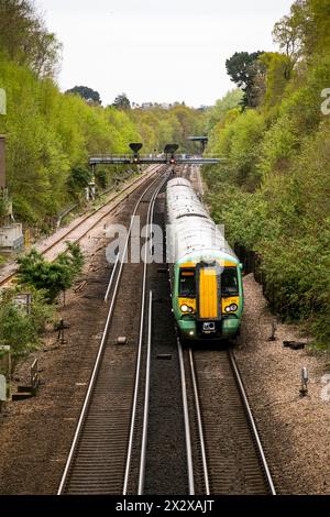 Southern Railway Class 377 Passenger Train Stock Photo