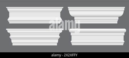 Trim molding, moulding cornice, house wall skirting interior white ...
