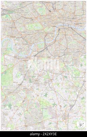 Balham, Greater London, GB, United Kingdom, England, N 51 26' 58'', S 0 9' 3'', map, Cartascapes Map published in 2024. Explore Cartascapes, a map revealing Earth's diverse landscapes, cultures, and ecosystems. Journey through time and space, discovering the interconnectedness of our planet's past, present, and future. Stock Photo