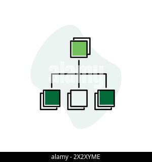 Data Classification Vector Icon Design Stock Vector