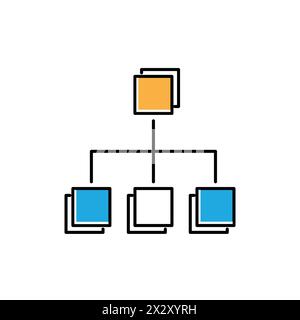 Data Classification Vector Icon Design Stock Vector