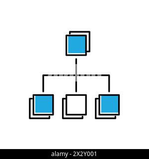 Data Classification Vector Icon Design Stock Vector