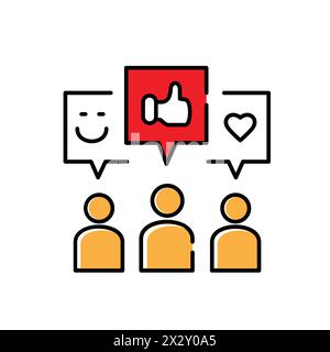 Enhancing User Experience User-Centric Vector Icon Design Stock Vector