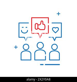Enhancing User Experience User-Centric Vector Icon Design Stock Vector