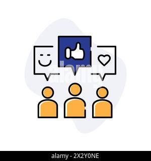 Enhancing User Experience User-Centric Vector Icon Design Stock Vector