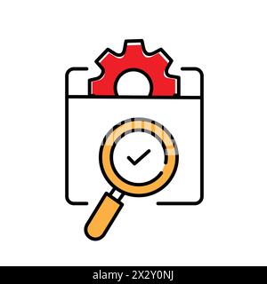 Ensuring Product Quality And Quality Assurance Vector Icon Design Stock Vector
