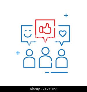 Enhancing User Experience User-Centric Vector Icon Design Stock Vector