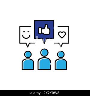Enhancing User Experience User-Centric Vector Icon Design Stock Vector