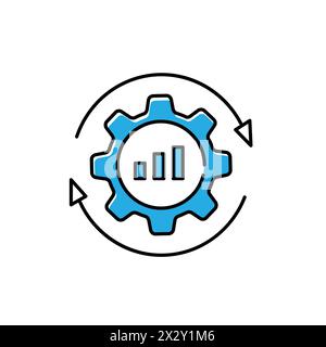 Operational Optimization and Fraud Detection Vector Icon Design Stock Vector