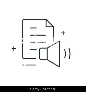 Text to Speech Generator Speech Synthesis Vector Icon Design Stock Vector