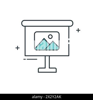 Image Enhancement Visual Enhancement Tools Vector Icon Design Stock Vector