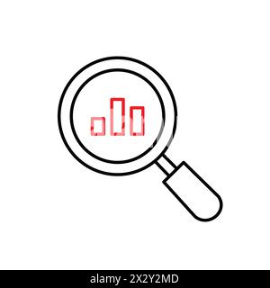 Contextual Analysis Vector Icon Design Stock Vector