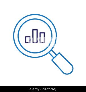 Contextual Analysis Vector Icon Design Stock Vector