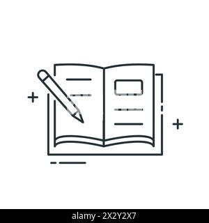 Creative Writing Artistic Storytelling Vector Icon Design Stock Vector