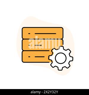 Clarifying System Goals Vector Illustration Icon Design Stock Vector