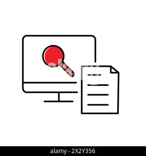 Continuous Monitoring Continuous Improvement Vector Icon Design Stock Vector