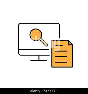 Continuous Monitoring Continuous Improvement Vector Icon Design Stock Vector