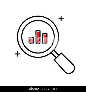 Analyzing Context Vector Icon Design Stock Vector