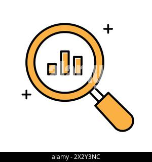 Analyzing Context Vector Icon Design Stock Vector