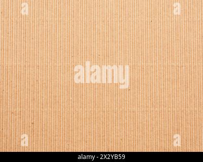 Striped cardboard texture using as header or background, packaging or recycling concept Stock Photo