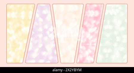 Blank colorful comic book page background template. Stock Photo