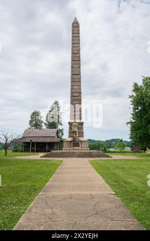 Tu-Endie-Wei State Park, State park in Point Pleasant, West Virginia, USA Stock Photo