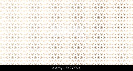 seamless pattern golden dots isolated white backgrounds for fabric, textiles, book cover, wrapping paper, decorative backgrounds, printing creative Stock Vector