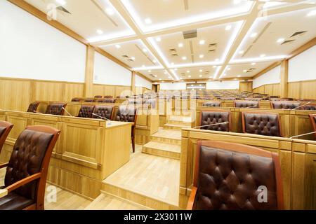 Hall of government. View from the speaker Stock Photo