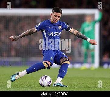 London, UK. 23rd Apr, 2024. Enzo Fernández of Chelsea during the Premier League match at the Emirates Stadium, London. Picture credit should read: David Klein/Sportimage Credit: Sportimage Ltd/Alamy Live News Stock Photo