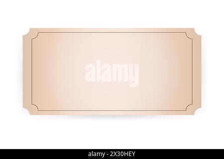 set realistic ticket,voucher coupon retro circus carvanaval, fair   template Stock Vector