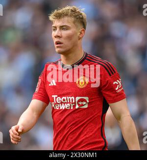 Hjlund Rasmus Hojlund of Manchester United - Manchester City v Manchester ...
