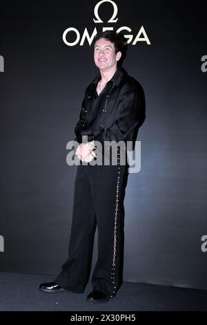 Milano, Italia. 23rd Apr, 2024. Barry Keoghan attends at the black carpet of Omega's party in Milan 23 April 2024 Italy. (Photo by Gian Mattia D'Alberto/Lapresse) Credit: LaPresse/Alamy Live News Stock Photo