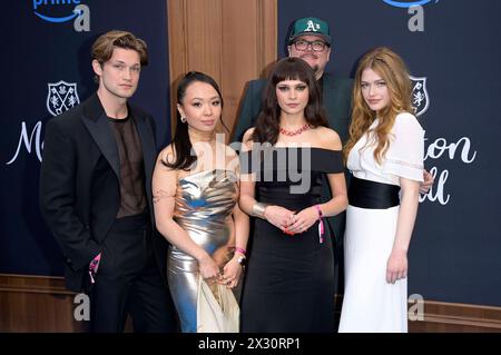 Damian Hardung, Andrea Guo, Martin Schreier, Harriet Herbig-Matten und Sonja Weißer bei der Premiere der Amazon Prime Video Serie Maxton Hall - Die Welt zwischen uns im Zoo Palast. Berlin, 22.04.2024 *** Damian Hardung, Andrea Guo, Martin Schreier, Harriet Herbig Matten and Sonja Weißer at the premiere of the Amazon Prime Video series Maxton Hall Die Welt zwischen uns at Zoo Palast Berlin, 22 04 2024 Foto:xF.xKernx/xFuturexImagex maxton 4435 Stock Photo