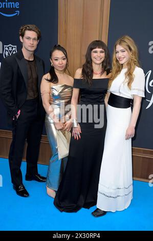 Damian Hardung, Andrea Guo, Harriet Herbig-Matten und Sonja Weißer bei der Premiere der Amazon Prime Video Serie Maxton Hall - Die Welt zwischen uns im Zoo Palast. Berlin, 22.04.2024 *** Damian Hardung, Andrea Guo, Harriet Herbig Matten and Sonja Weißer at the premiere of the Amazon Prime Video series Maxton Hall Die Welt zwischen uns at Zoo Palast Berlin, 22 04 2024 Foto:xF.xKernx/xFuturexImagex maxton 4437 Stock Photo