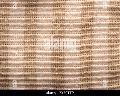 Close up of striped cotton texture using as background  RECORD DATE NOT STATED Stock Photo
