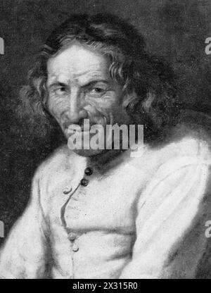 Scarron, Paul, 4th / 14.7.1610 - 7.10.1660, French writer, print based on painting, 17th century, ADDITIONAL-RIGHTS-CLEARANCE-INFO-NOT-AVAILABLE Stock Photo