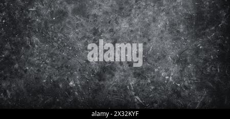 Abstract background of dark gray canvas. The texture of the textile surface. Old worn out fabric Stock Photo
