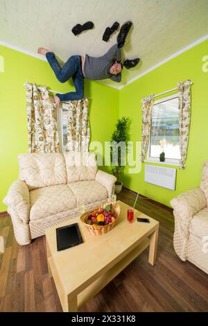 Socks lying on the floor in a bright room Stock Photo - Alamy
