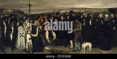 Gustave Courbet, A Burial At Ornans Stock Photo