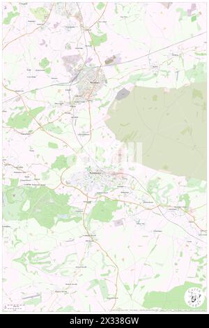 Warminster, Wiltshire, GB, United Kingdom, England, N 51 12' 54'', S 2 10' 26'', map, Cartascapes Map published in 2024. Explore Cartascapes, a map revealing Earth's diverse landscapes, cultures, and ecosystems. Journey through time and space, discovering the interconnectedness of our planet's past, present, and future. Stock Photo