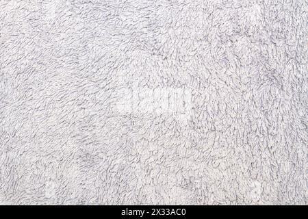 Texture of a gray towel in a close up view Stock Photo